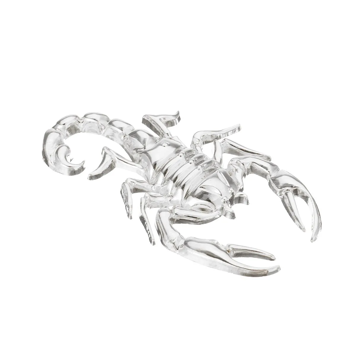 1 пара серебристых/золотых 3D обтекателей для бензобака на мотоцикл наклейка