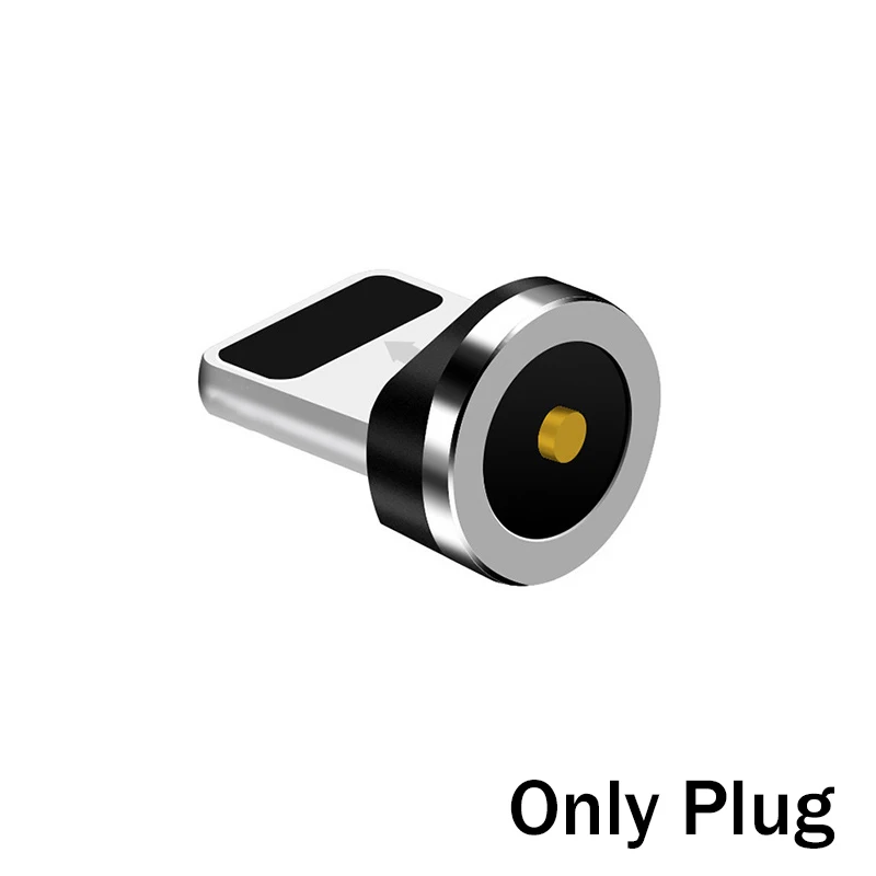 Бежевый Магнитный зарядный кабель 2.4A для iPhone X, для мобильного телефона, Micro usb type-C, магнитный штекер, быстрая зарядка, 1 м, USB C, кабели для Xiaomi mi9 - Цвет: Бежевый
