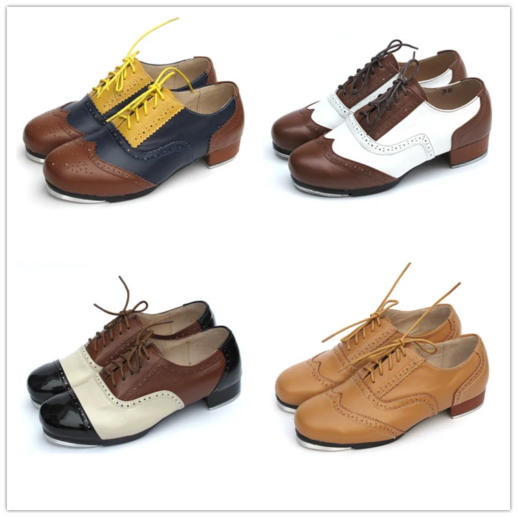 Танцевальная обувь из 100% натуральной кожи для мужчин и женщин профессиональная