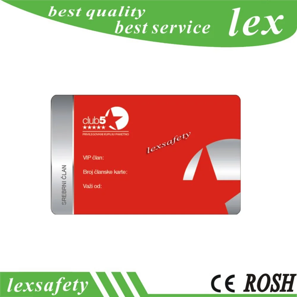 

F08 1k 13.56mhz Contactless Membership Club Production Plastic Card Payments / Paypass Cards / Contactless Terminals