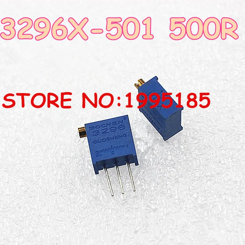 

10pcs/lot 3296X-1-501LF 3296X 500R 500 ohm 3296 Potentiometers New original Side tone