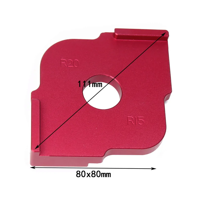 R5/R10/R15/R20/R25/R30 деревянные панели радиус R пластины обрезки машина гравировальный станок Круглый угол шаблон комплект угловой джиг