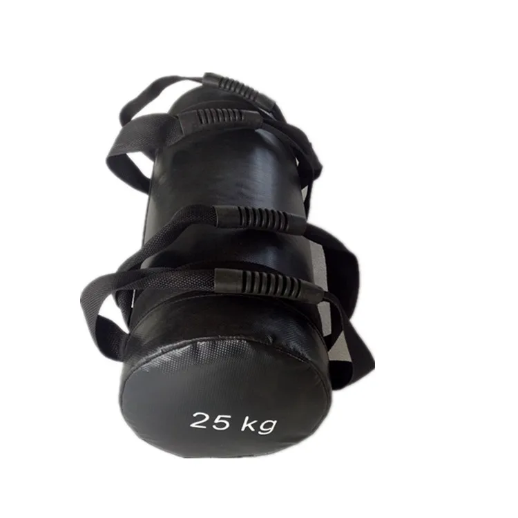 55 lbs ( 25kg)-Black Тяжелая атлетика, Болгарский мешок с песком, бокс, фитнес-тренировка, многофункциональная физическая тренировка, высокая интенсивность, силовая сумка - Цвет: 55 lbs ( 25kg)-Black
