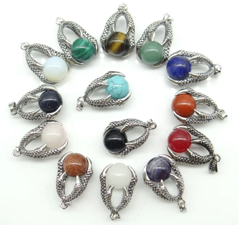 Бусины skraft beads в винтажном стиле посеребренные бусины форме когтя дракона