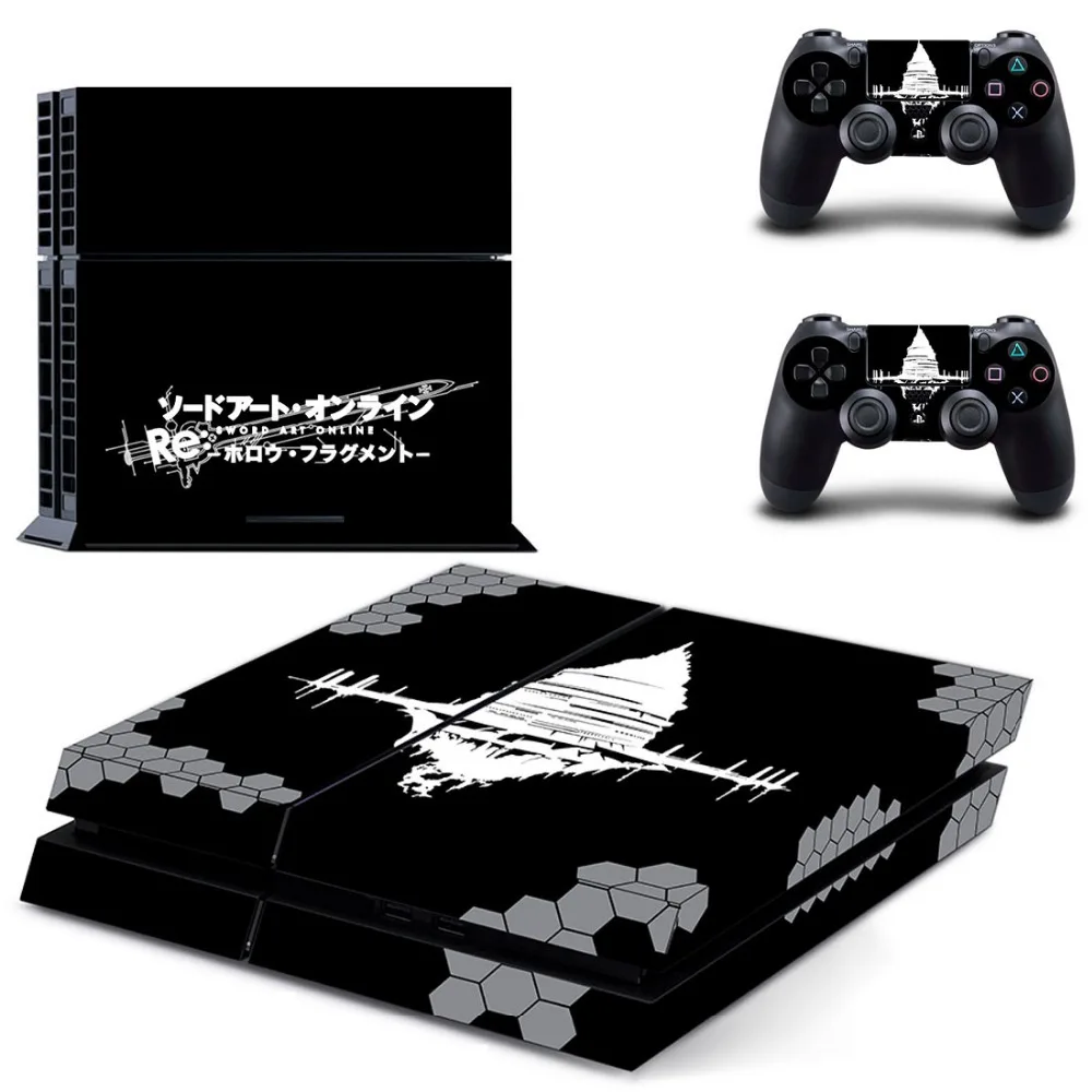 Sword Art Online PS4 наклейка на всю кожу лицевые панели для консоли и контроллера Sony