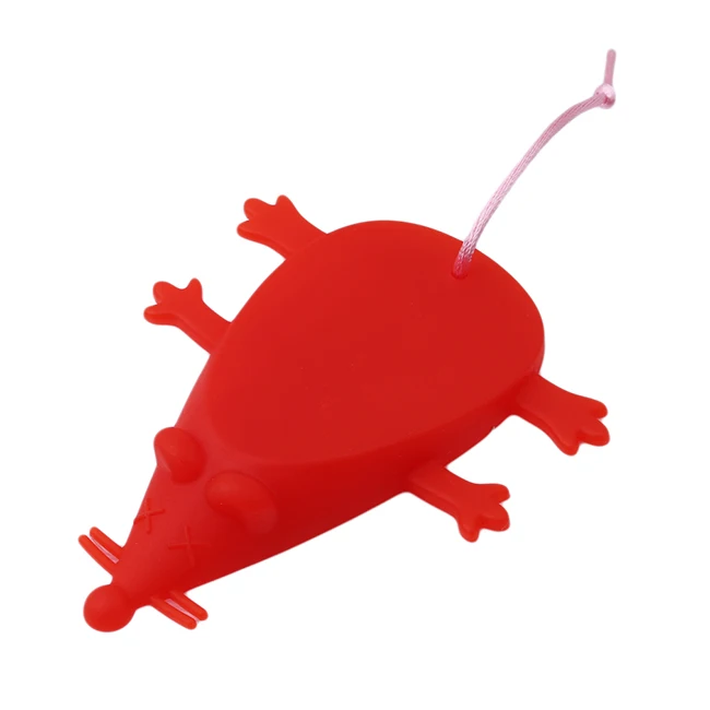 red Горячая милый мультфильм в форме мыши дома дверь пробка кремния дверной стоп безопасности для ребенка украшения дома 6 цветов - Цвет: red
