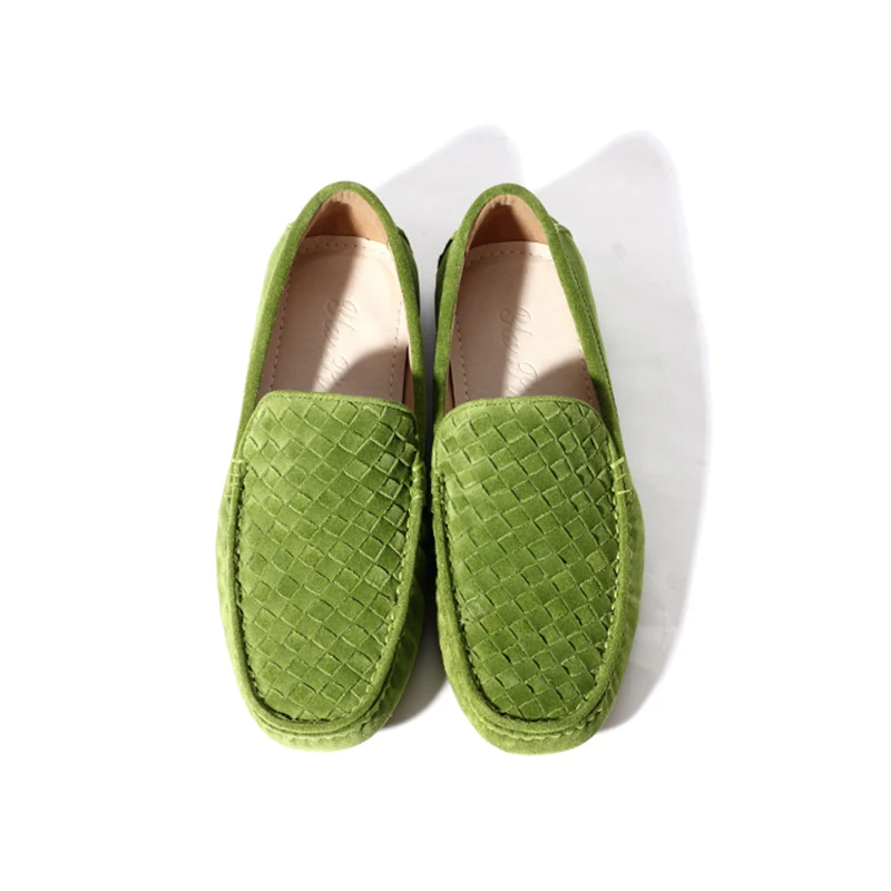 Мужские замшевые лоферы без шнуровки 6 цветов | Обувь