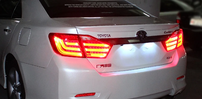 Задний светодиодный светильник Vland задний фонарь для Toyota Camry V50 2012 2014 s в сборе|tail