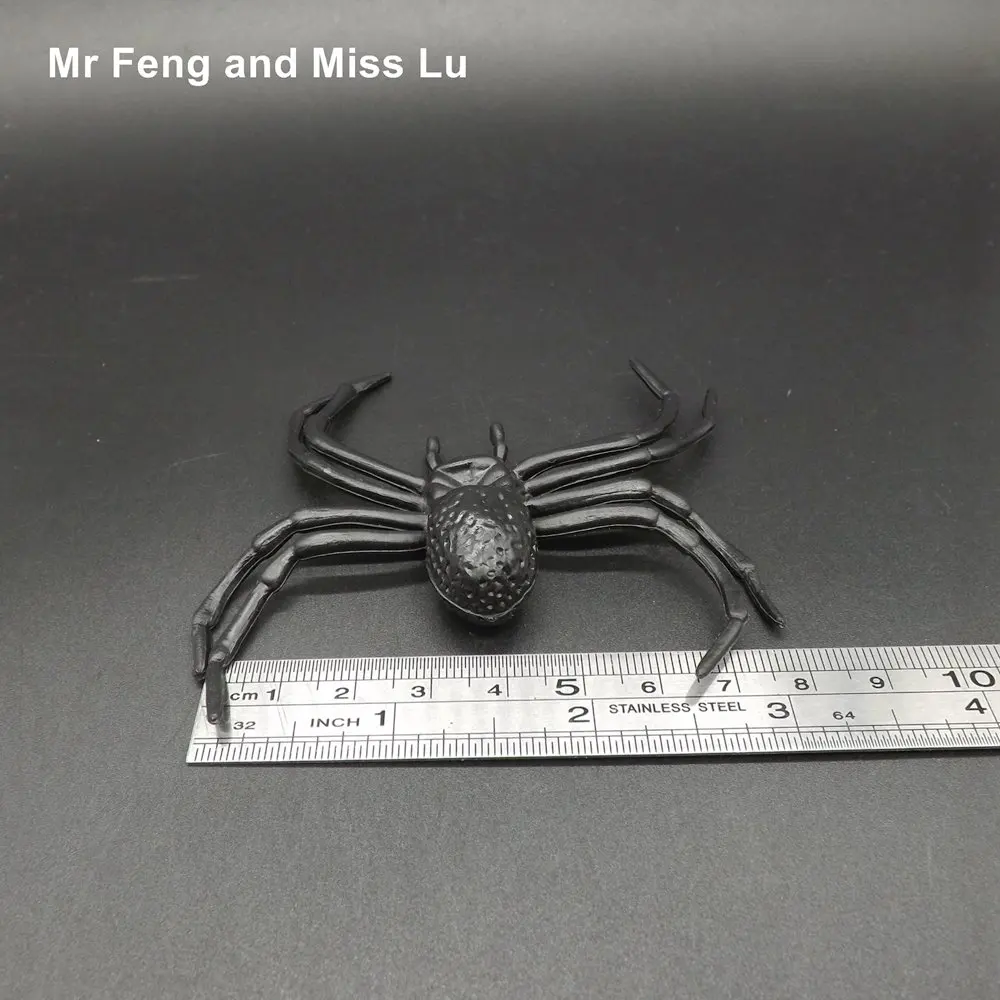 Пластиковый паук Хэллоуин ночное украшение фестивавечерние Смешные шутки