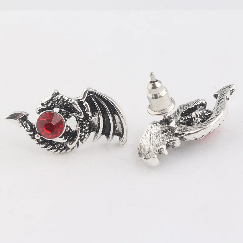 Ювелирные изделия Welsh Dragon очаровательные фантастические подарочные серьги