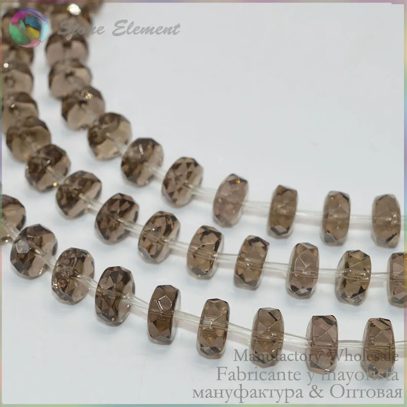 Качественные бусины из натурального дымчатого кварца 10 Х5 мм beads beads beads | Отзывы и видеообзор