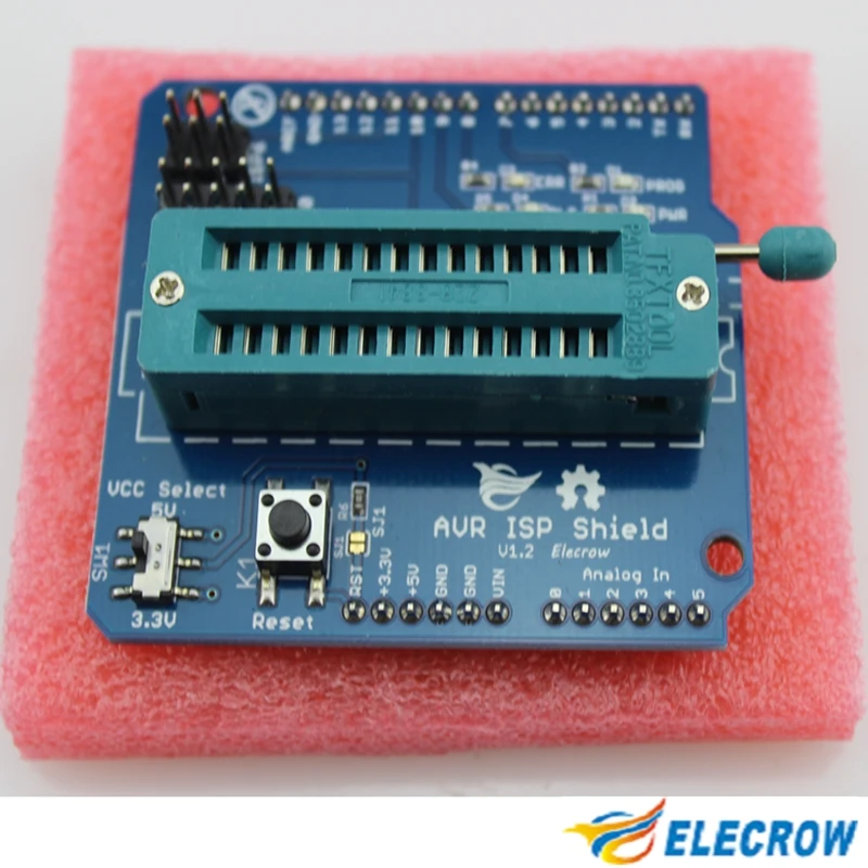 Elecrow AVR ISP щит для Arduino UNO макетная плата загрузчик сжигание ATmega328P программатор DIY