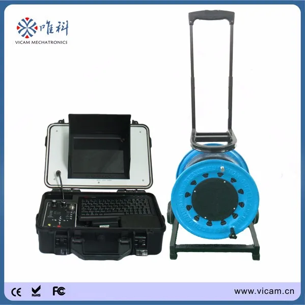 Камера видеонаблюдения с мягким кабелем длиной до 100 м|pipe camera|duct cleaning equipmentduct |