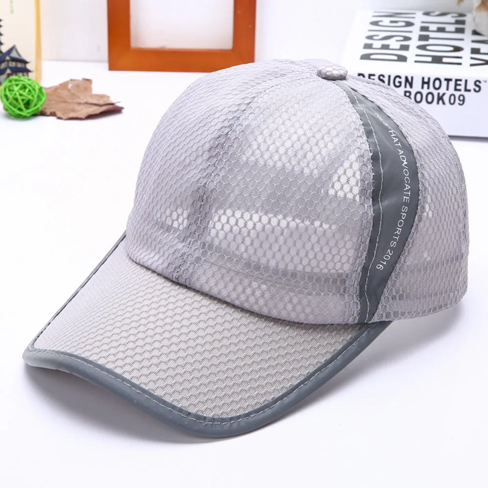 Летняя дышащая сетчатая бейсбольная Кепка Gorras para hombre, Мужская Спортивная Кепка, Женская шляпка, Femme casquette homme