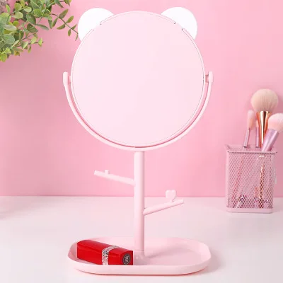 Симпатичное большое вращающееся зеркало для домашних животных настольный