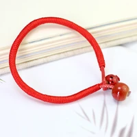 good luck chinese style ceramic beads red string bracelets women handmade lucky friendship bangles girls jewelry party gift