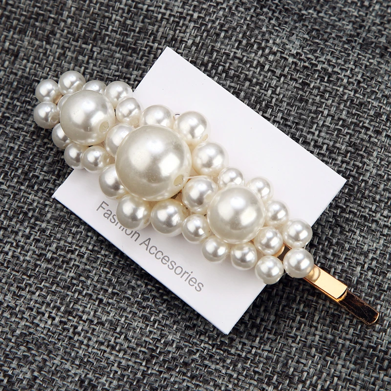 Женская акриловая заколка для волос прямоугольная из оловянной бумаги модные