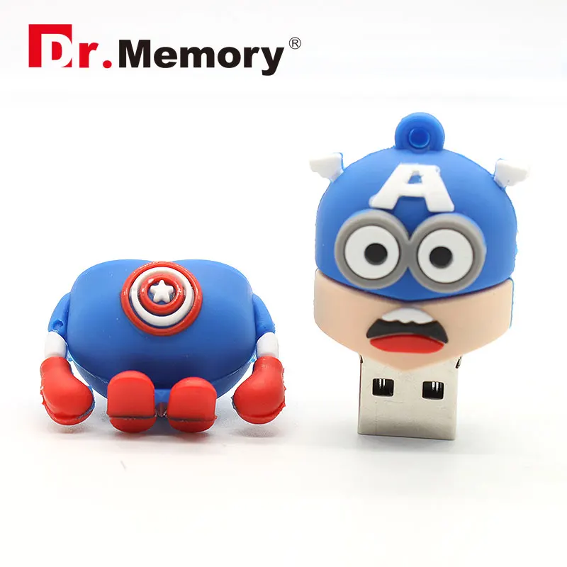 Супергерой мультфильм USB флэш-накопитель 16 Гб Миньоны милые флешки 32 Гб высокая скорость 4 ГБ 8 ГБ карта памяти флешки персонализированные подарки