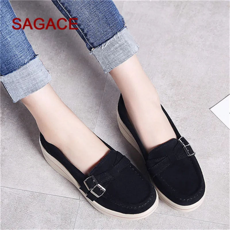 SAGACE/Женская обувь на толстой подошве модные повседневные кроссовки