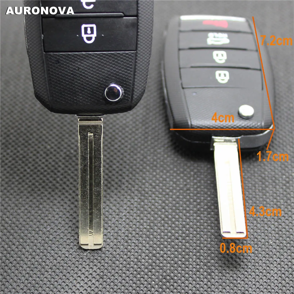 Чехол для ключей AURONOVA складной Kia Sportage Sorento Soul Carens Optima 4 кнопки чехол