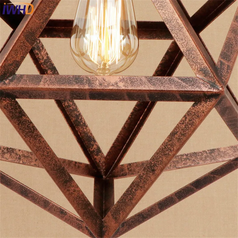 Лофт стиль Железный Droplight Эдисон LED подвесные светильники для помещений столовой