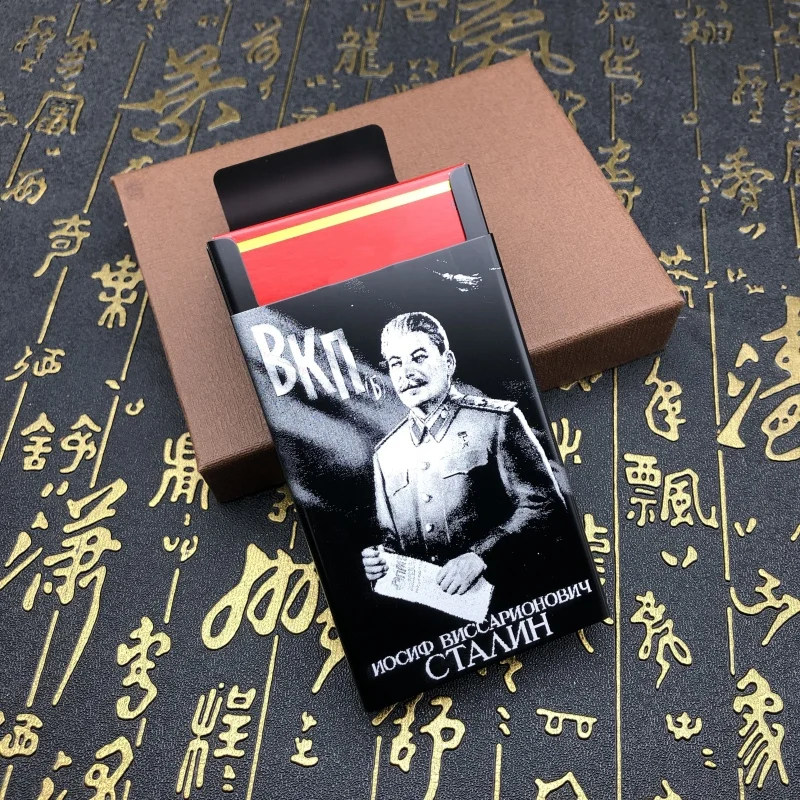 Персонализированный Чехол для сигарет из алюминиевого сплава с изображением