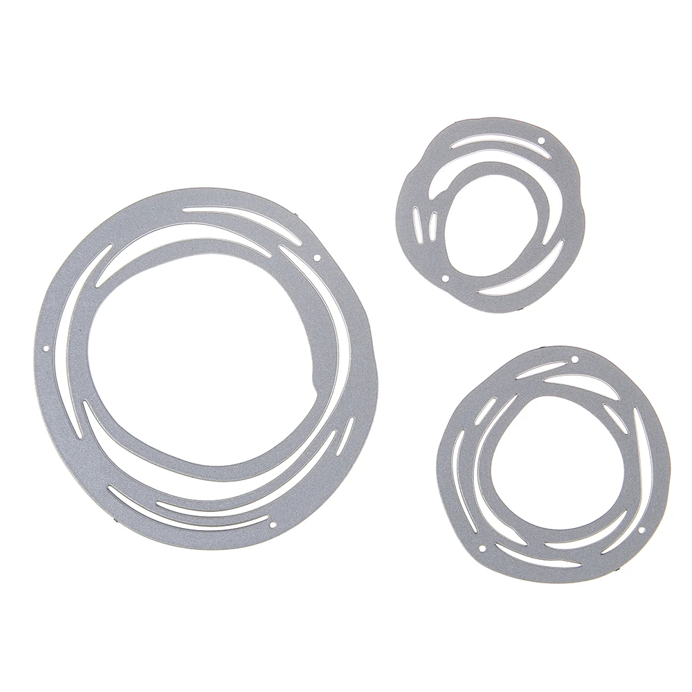 DIY Скрапбукинг круглая оправа набор металла резки штампы ремесло высечки нашивки