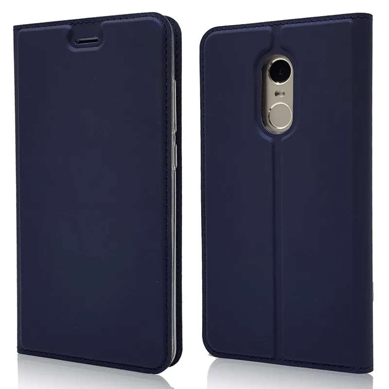 Кожаный чехол бумажник для Xiaomi Redmi Note 4X и 4 с магнитной застежкой подставкой|case
