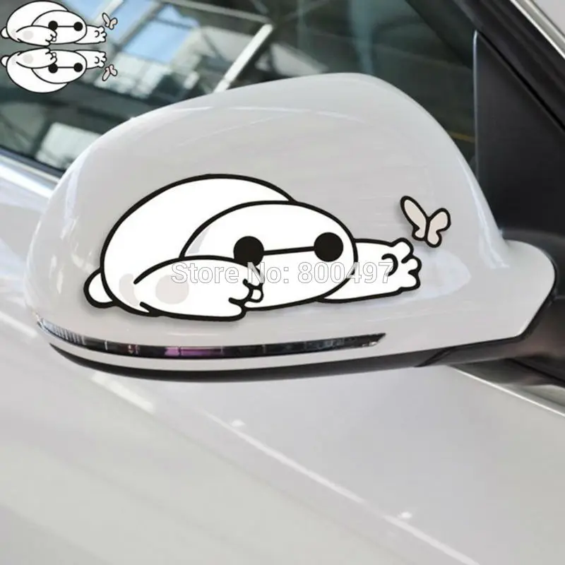 2 х Новые стайлинга автомобилей с буквенным принтом Большой Герой 6 Baymax бабочкой
