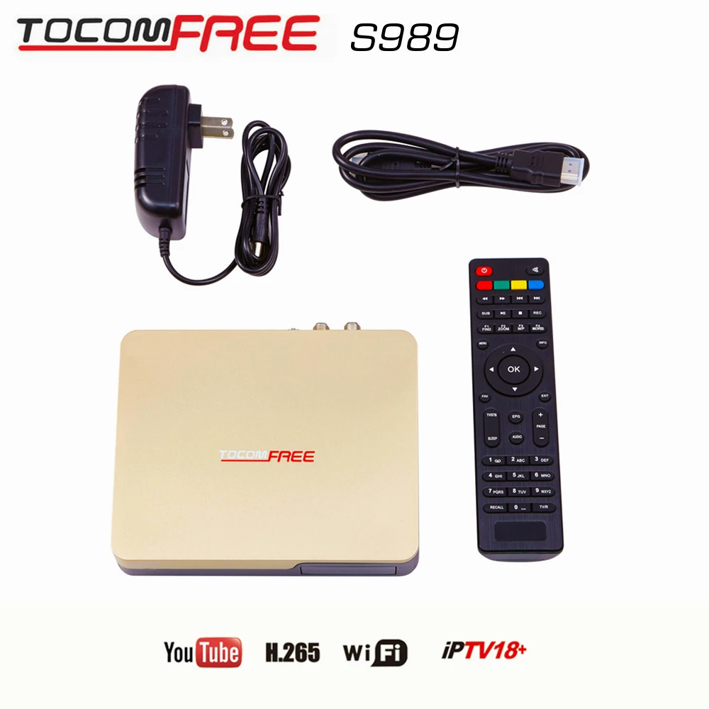 Рецептор de спутник SKS Икс tocomfree S989 Спутниковый Ресивер FTA HD IPTV двойной тюнер Южной