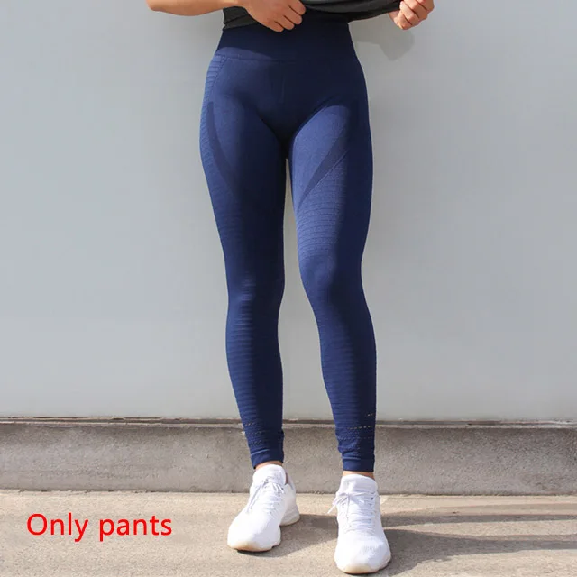 Blue-pants Спортивная одежда для женщин, спортивный костюм, спортивный бюстгальтер+ леггинсы, комплект из 2 предметов, женская одежда для спортзала, фитнеса, йоги, комплект, спортивный костюм, одежда для активного отдыха - Цвет: Blue-pants