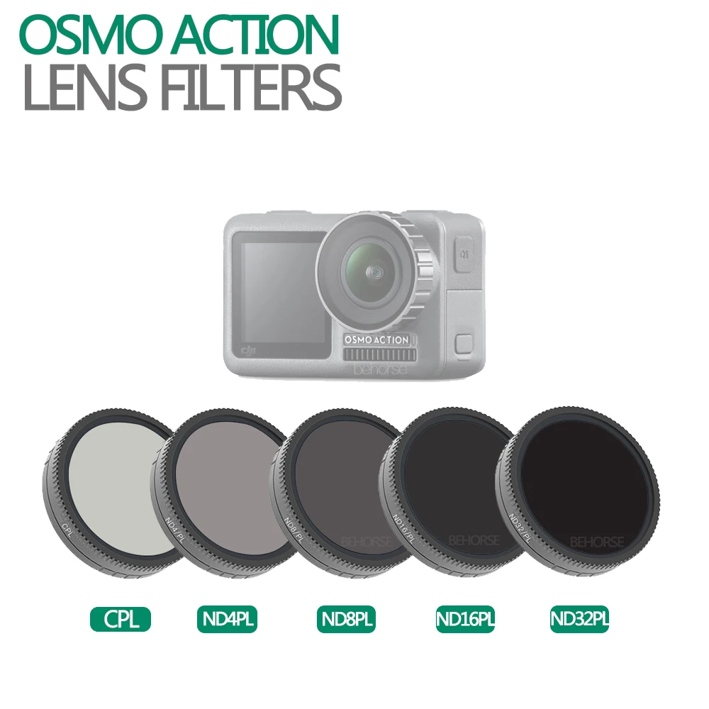 Дополнительно DJI OSMO экшн Камера фильтр для объектива CPL ND4-PL ND8-PL ND16-PL ND32-PL оптический Стекло для DJI Osmo аксессуары для экшн-камеры