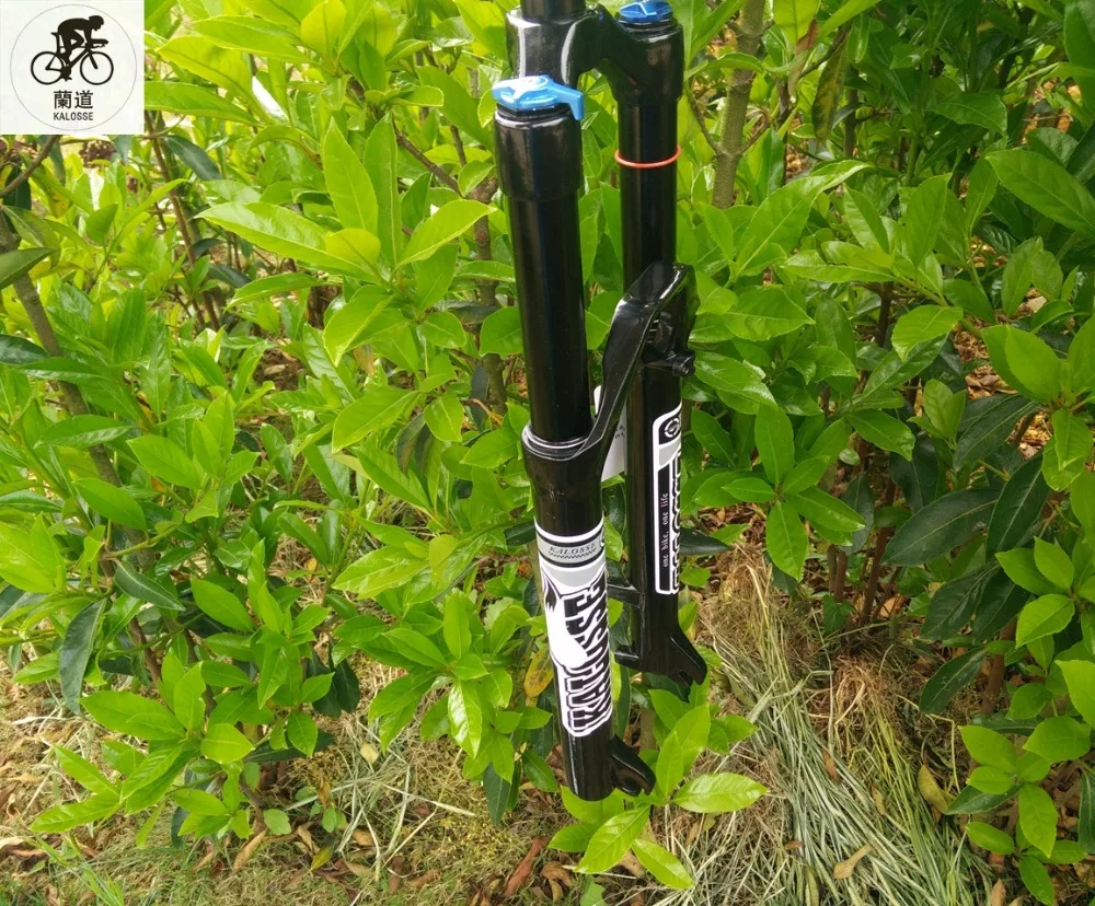Kalosse MTB маслогаза вилки 125 мм путешествия Magnesuim 26/27. 5er устойчивость воздуха/Амортизация масла амортизация амортизационная Передняя Велосипедная вилка