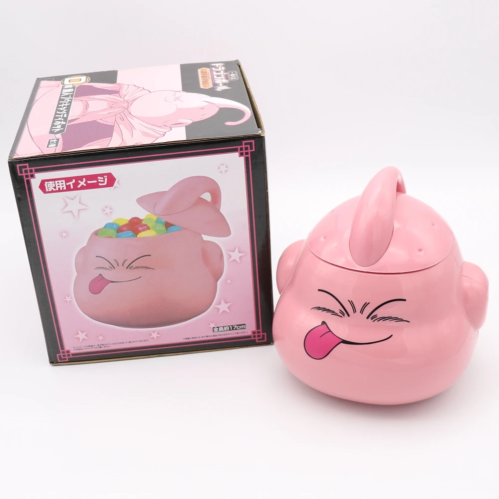 Dragon Ball Majin Buu Candy Jar Snack Bucket Storage Box Model Collectible Toys Free Shipping
