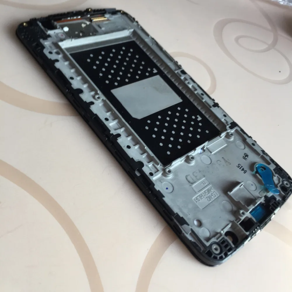 Для LG K10 TV K430 K410 сенсорный экран и ЖК дисплей с IC On Flex (не для LTE) в сборе рамкой +