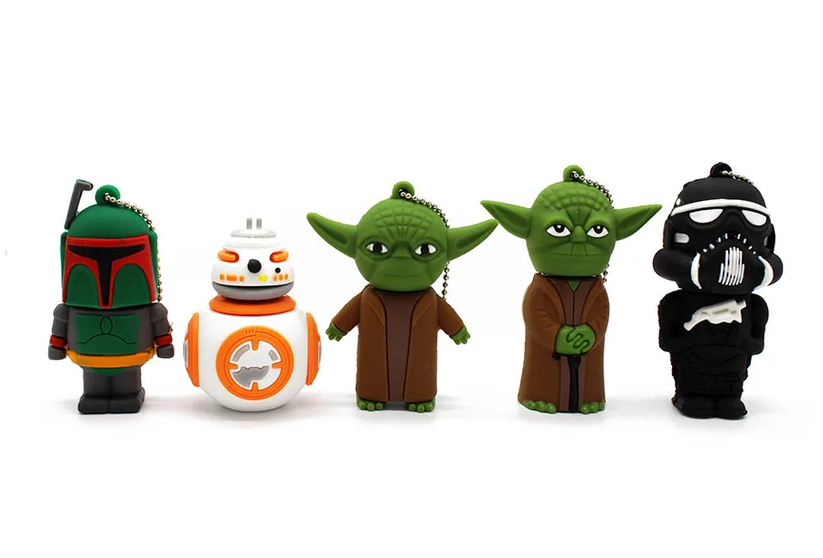Флеш-накопитель wars star Yoda Darth Vader 4G 8G 16G 32G 64G Usb 2,0 Usb flash drivdriveck pendrive
