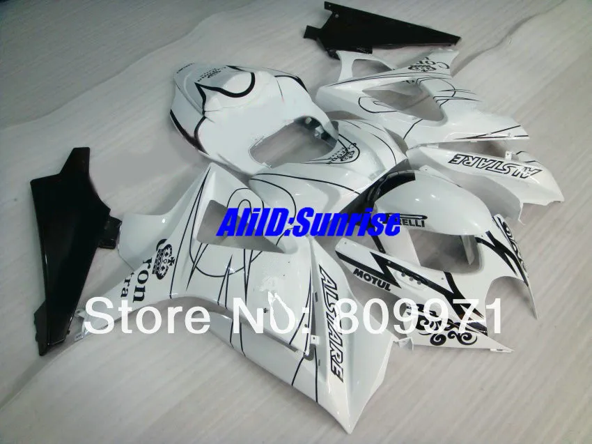 Обтекатель S434 COOL Corona white blk для SUZUKI GSXR1000 2007 2008 GSX R1000 07 08 K7 2008|full fairings|gsxr1000 k7suzuki fairing |