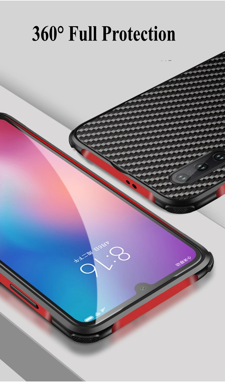 Чехол для Xiaomi mi 9T mi 9 8, металлический алюминиевый бампер, рамка из углеродного волокна, чехол для Xiao mi Red mi K20 Pro, чехол