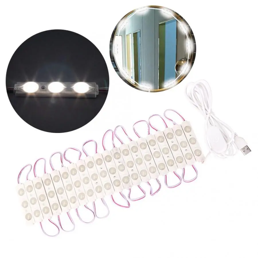 Светодиодное зеркало 60 дюймов светодиодсветильник для макияжа с регулируемой