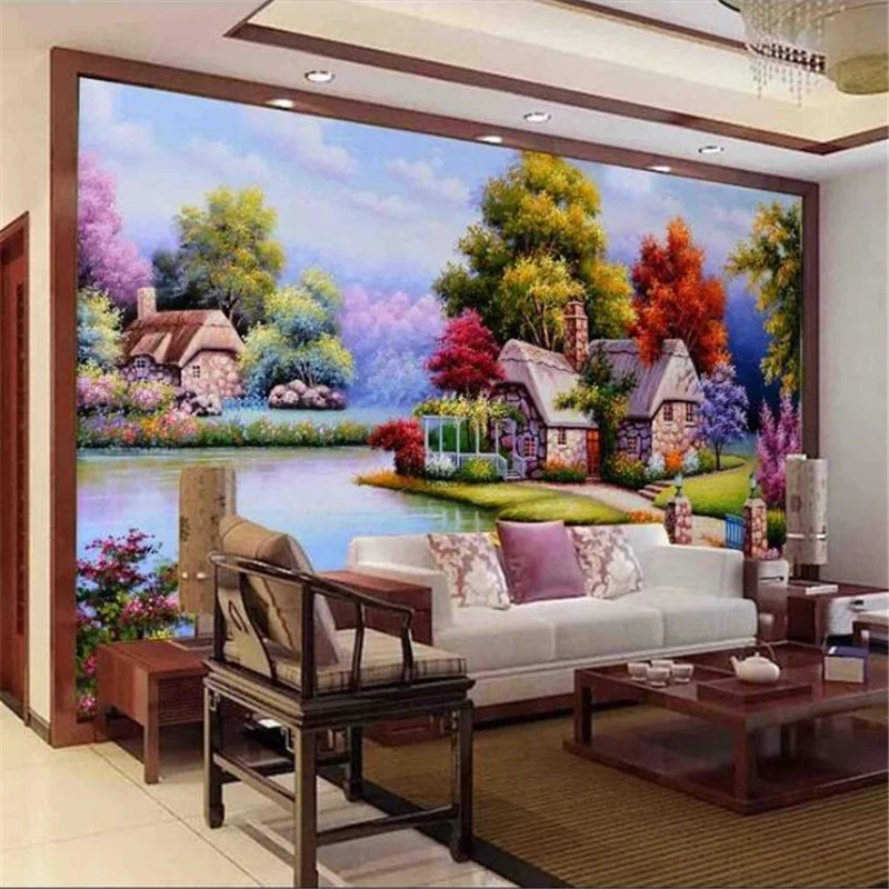 beibehang papel de parede Custom wallpaper 3d mural fantasy fairy world TV background wall living room bedroom behang wallpaper