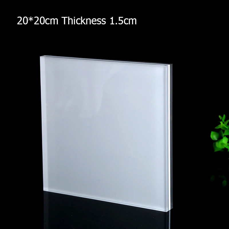 15x15 White-clear Квадратный Твердый акриловый дисплей стенд шкаф магазин Розничная ювелирные изделия часы искусство счетчик дисплей подъемный Блок прозрачный черный матовый белый - Цвет: 15x15 White-clear