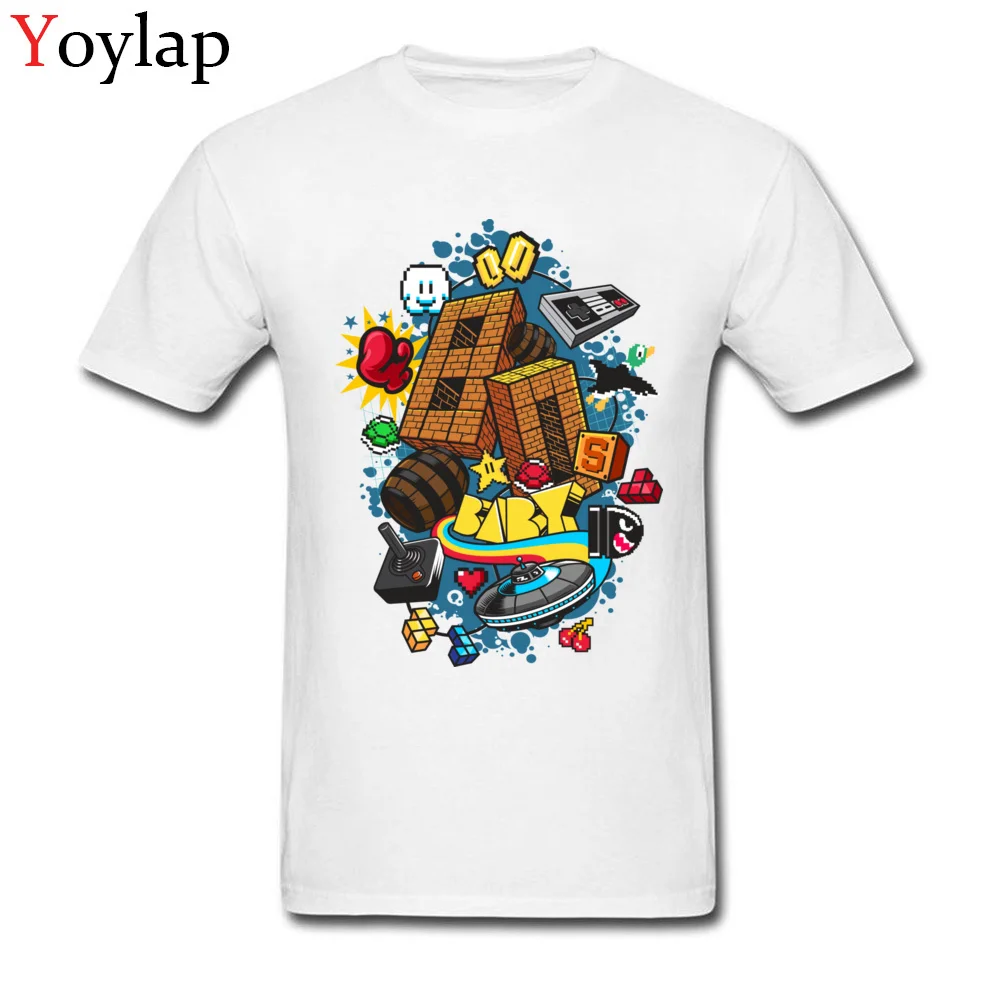 Мужские белые футболки в стиле ретро с 9 жизнями и изображением кота ниндзя для