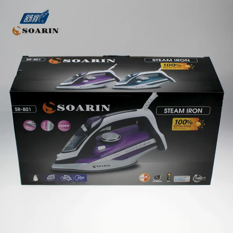 SOARIN Утюг паровой провод Утюг Электрический паровой утюг для одежды Flatiron Plancha Вертикальная глажка парогенератор Polaris Утюг
