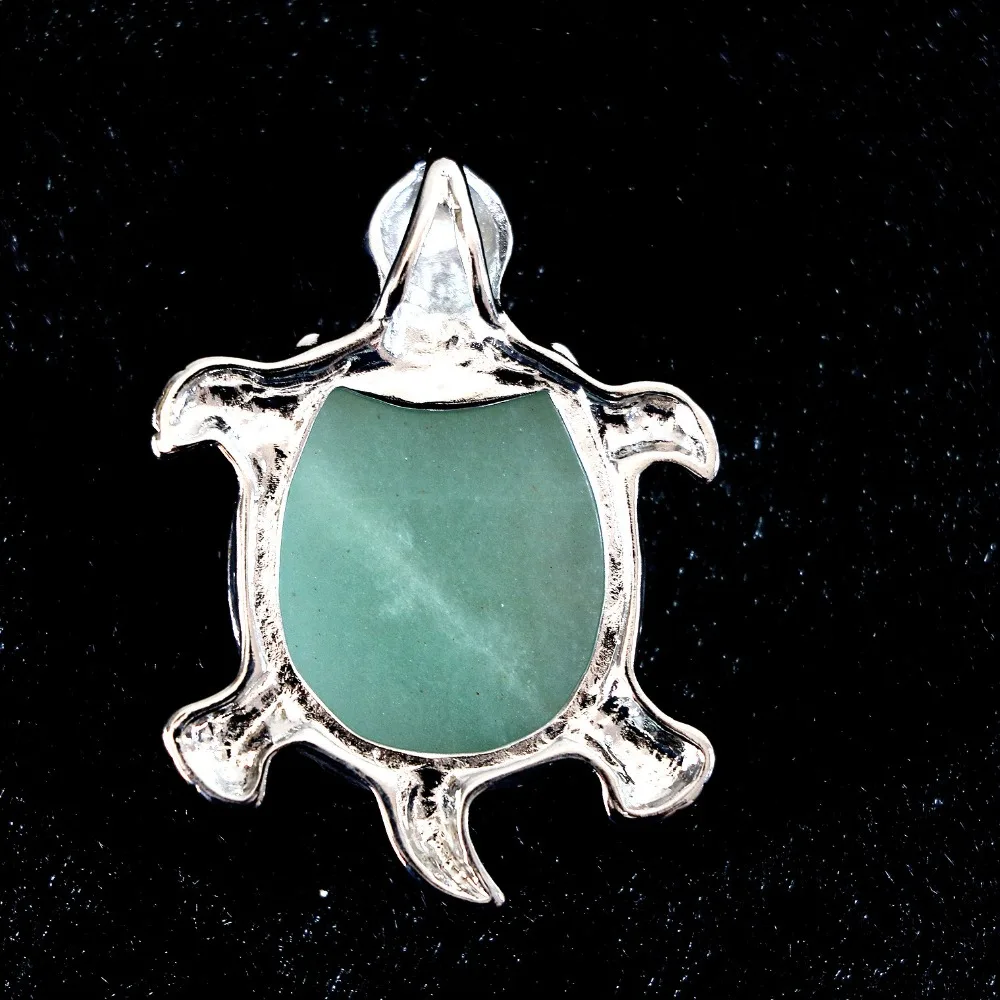 Лидер продаж! Авантюрин черепаха кулон оптовая продажа/розничная продажа DIY