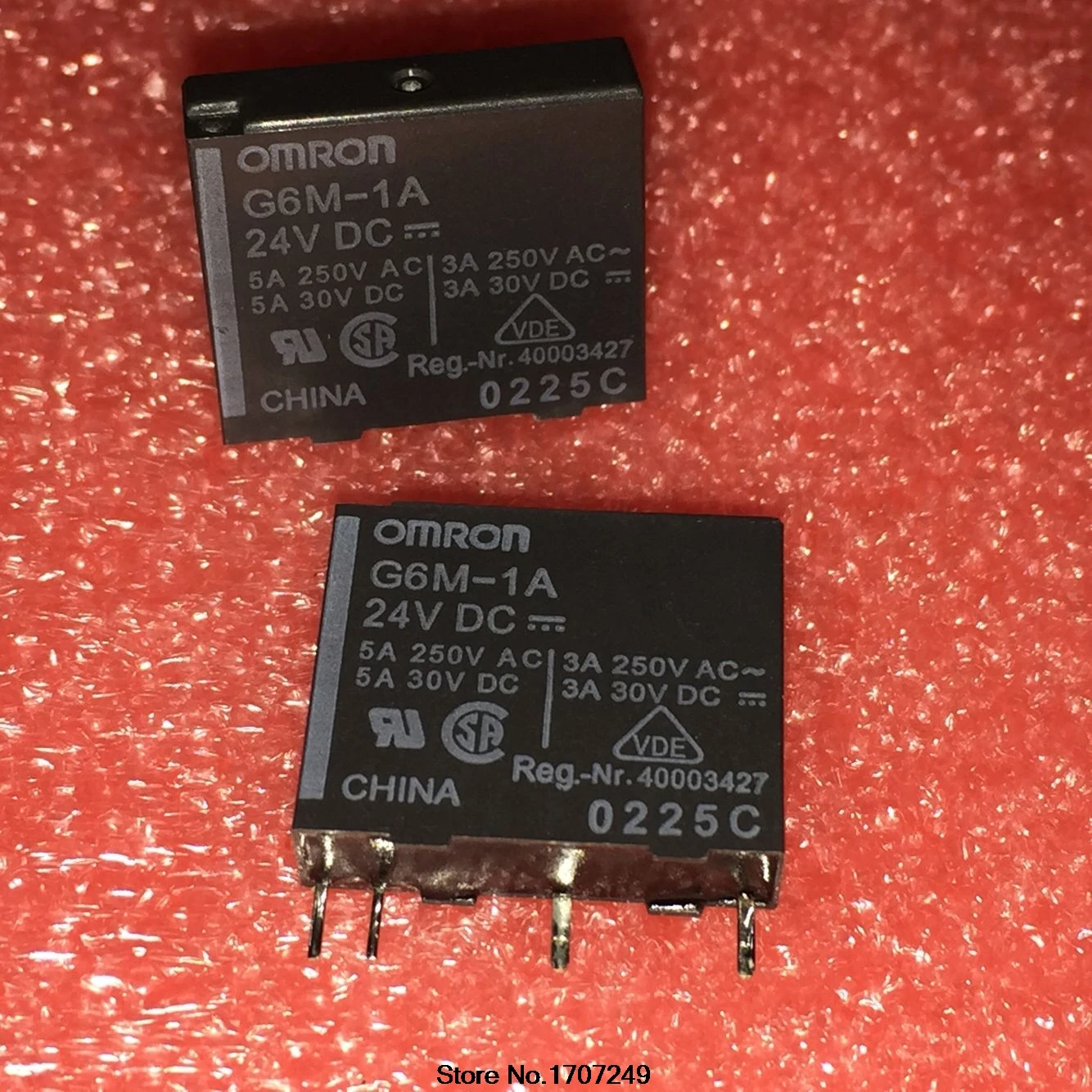 

Бесплатная доставка, 10 шт., новое оригинальное реле Omron, G6M-1A 24 В, G6M-1A-24VDC, 24В постоянного тока, 5A, 4Pin