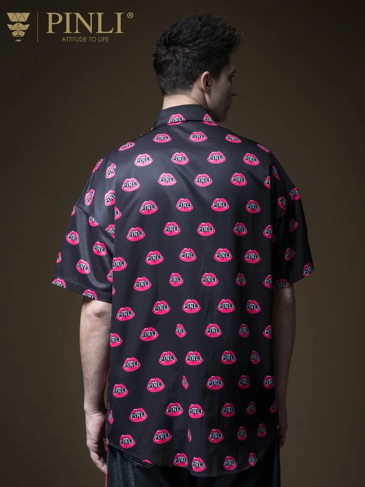 2018 Camisa Social Camisas Masculina Pinli новинка весны Лидер продаж мужская рубашка с коротким