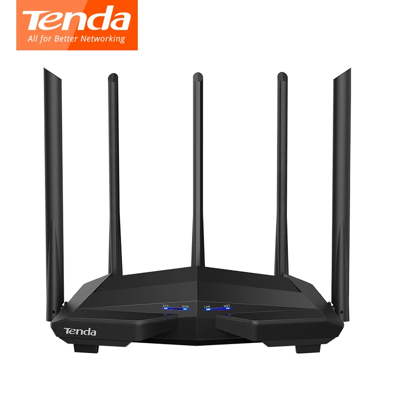 Tenda AC11 двухдиапазонный Wi-Fi маршрутизатор 1200 Мбит/с 2 4G/5G 1 WAN + 3 LAN гигабитные порты 5*6