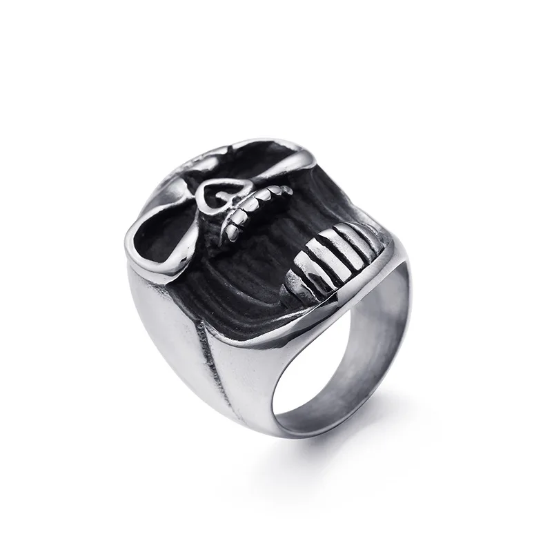 Кольцо мужское из титановой стали в европейском и американском стиле