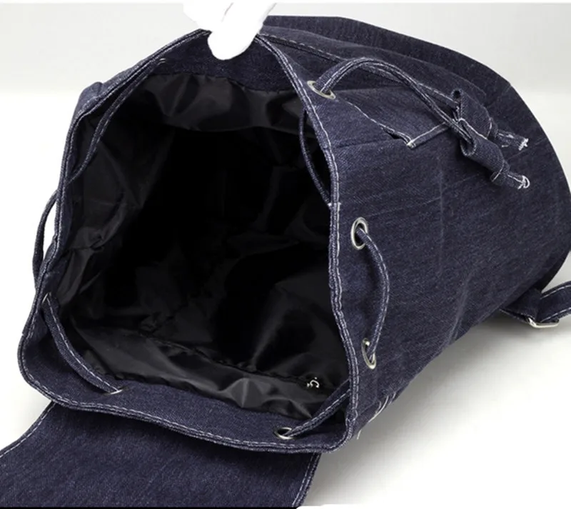 Дешевые женские джинсовые рюкзаки для девочек-подростков маленький рюкзак на