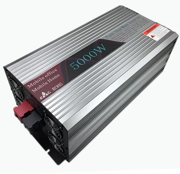 Фото Высокое качество PSW чистый синусоидальный сигнал DC 24V/48V/60V to AC 220V 240V 5000W Peak 10000 Watt Высокое качество PSW чистый синусоидальный сигнал DC 24V/48V/60V to AC 220V 240V 5000W Peak 10000 Watt